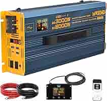 Amazon.co.jp: MWXNE インバーター 正弦波 12v 100v 3000w 最大